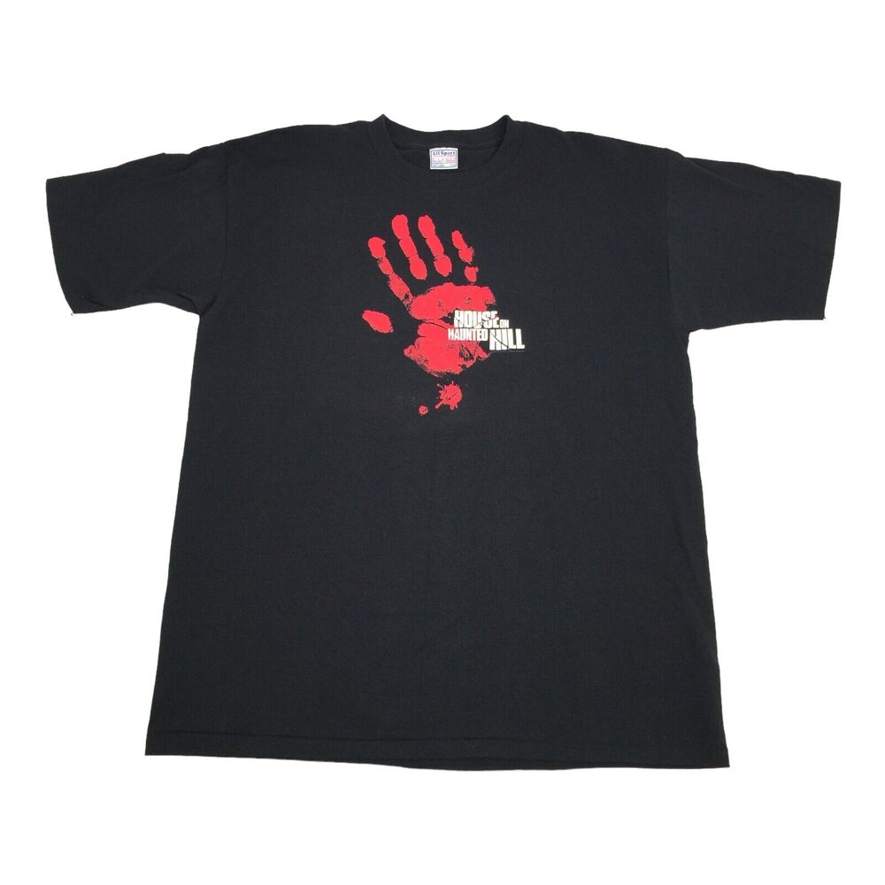 Vintage 1999 House on Haunted Hill Single Stitch T-Shirt XL Horror Movie Promo